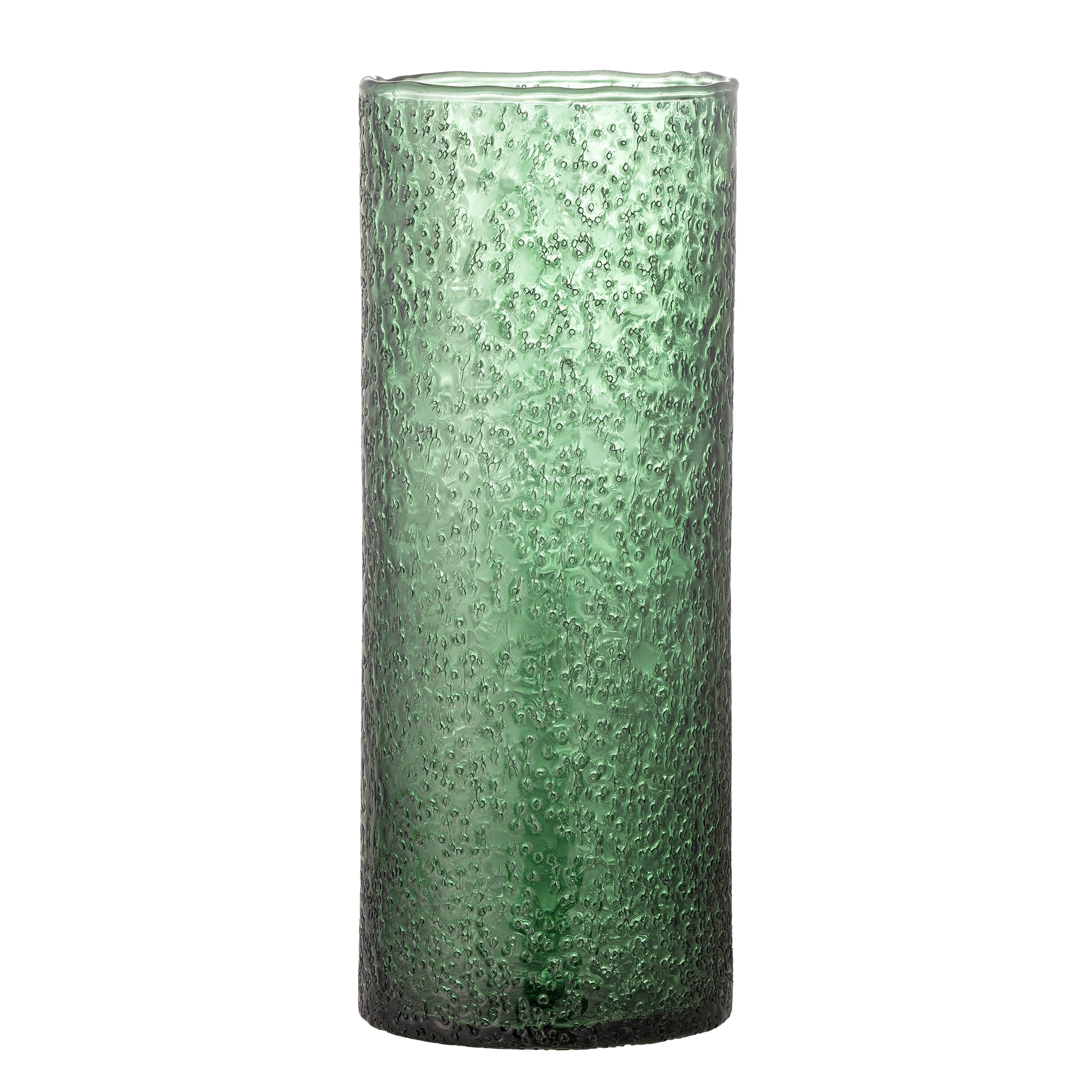 Zenta - Jarrón - Verde - Vidrio Reciclado