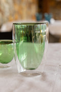 Set of 2 Double-Wall Glasses - Green