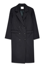 Light Double Breasted Coat - Grey