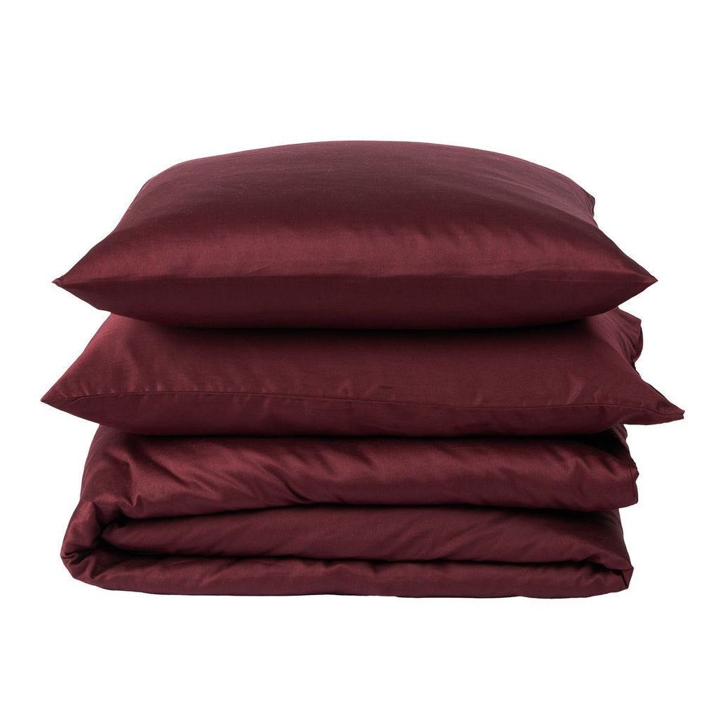 Douce Nuit - Duvet Cover - Cotton Satin - Plum