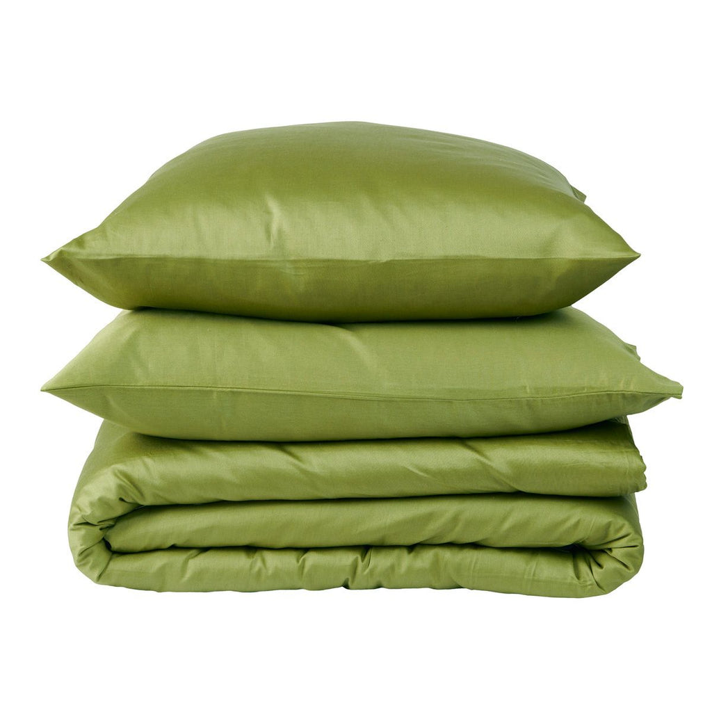 Douce Nuit - Duvet Cover - Cotton Satin - Olive