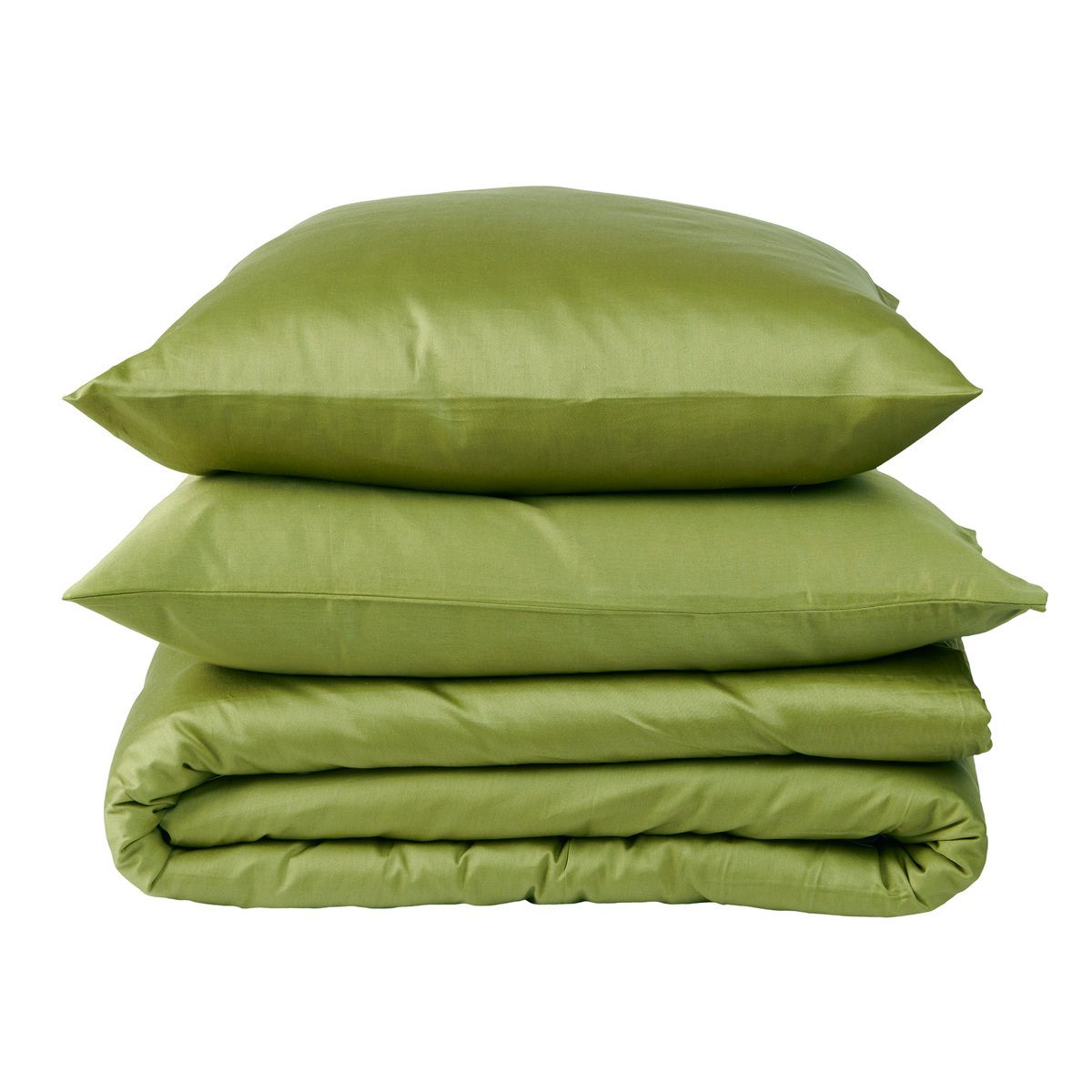 Douce Nuit - Duvet Cover - Cotton Satin - Olive