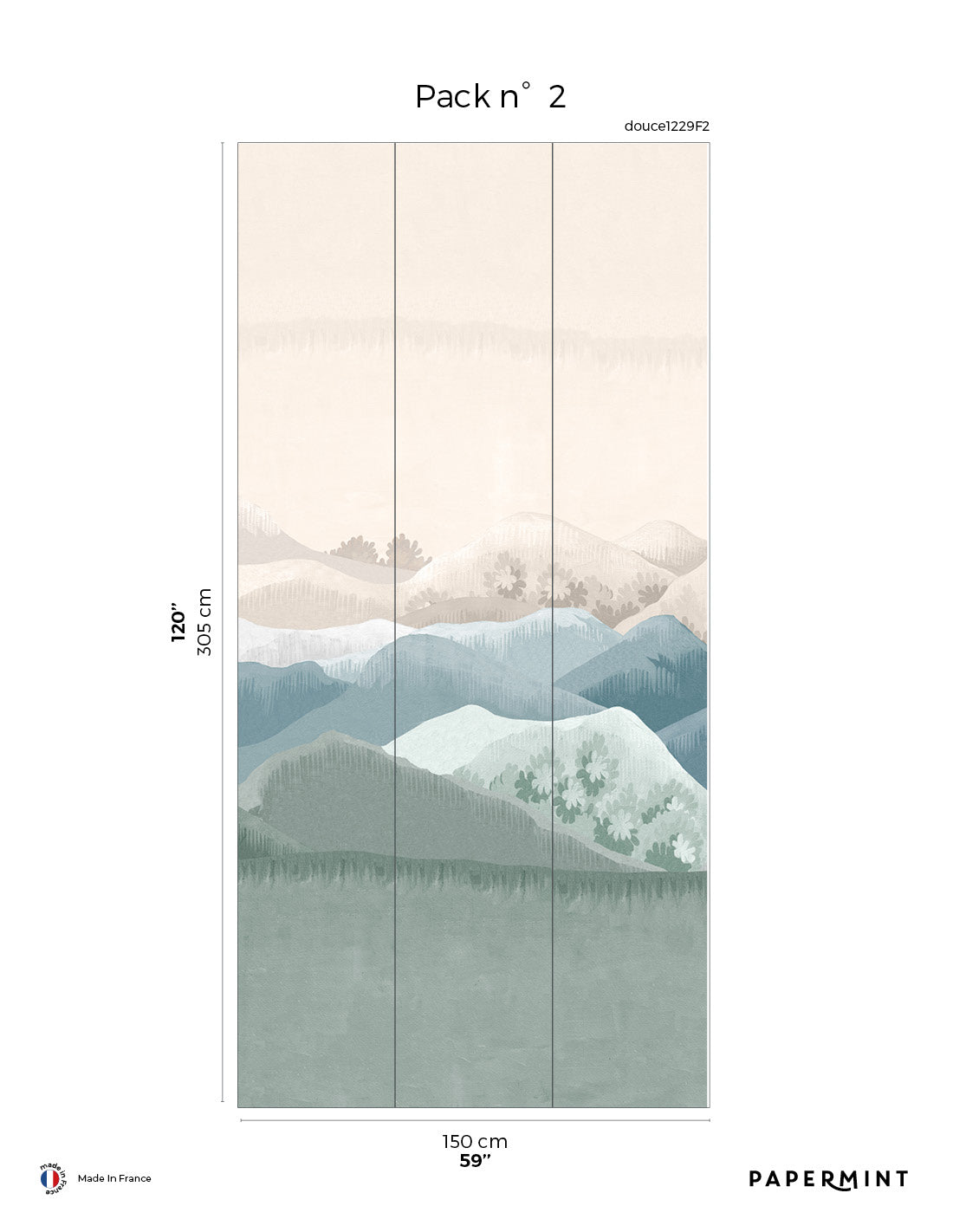 Douce Montagne Wall Mural - Prairie