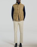 Fursac - Technical Cotton Down Jacket - Camel - Men