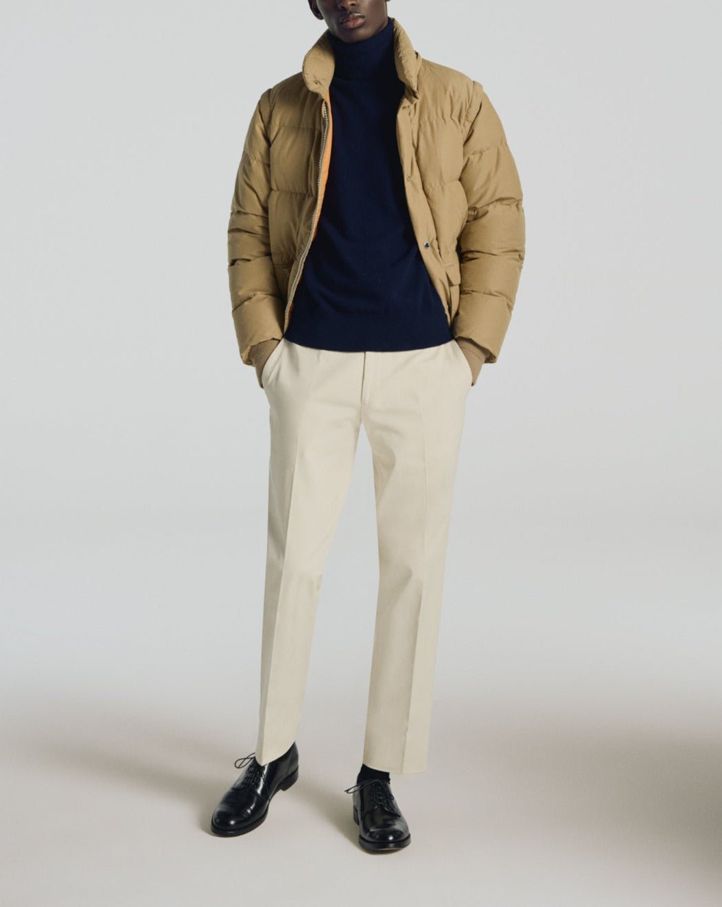 Fursac - Technical Cotton Down Jacket - Camel - Men