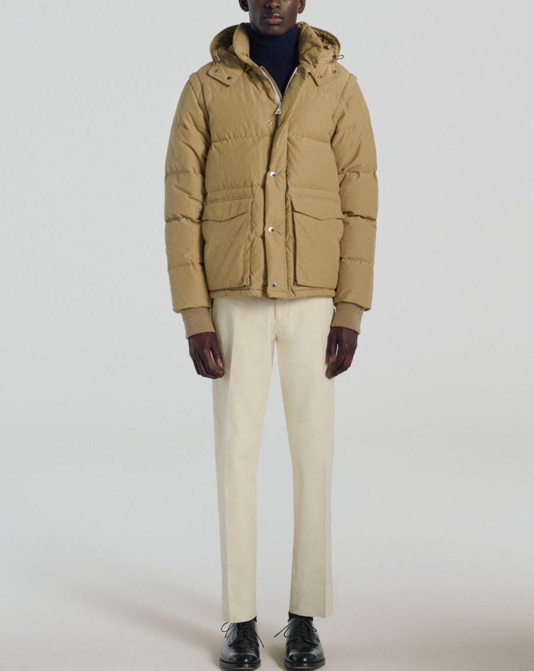 Fursac - Technical Cotton Down Jacket - Camel - Men