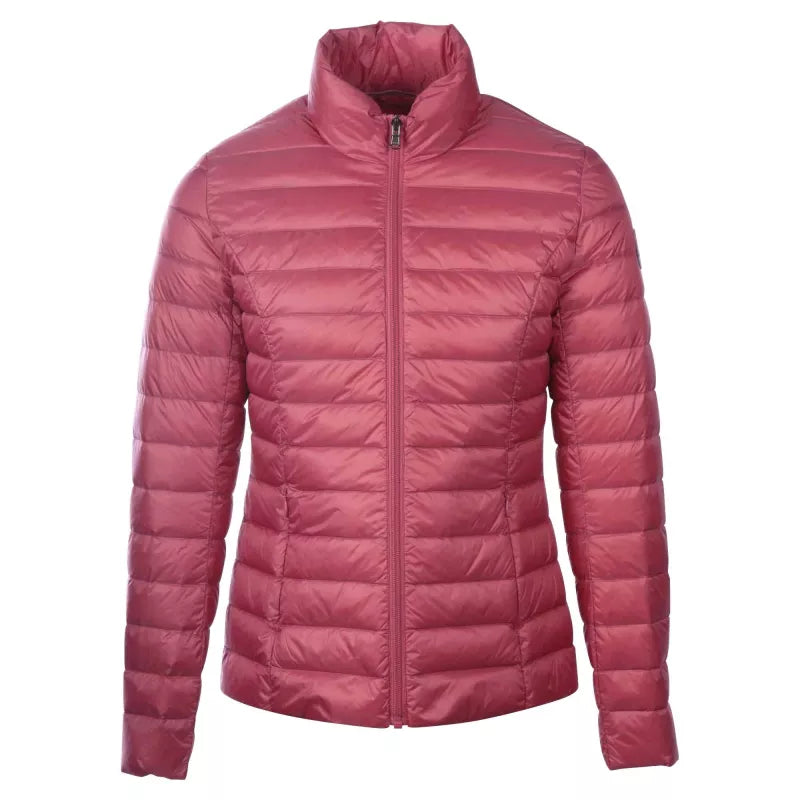 Jott – Down Jacket Cha - Pink - Women, fuchsia pink down jacket, front view, on white background