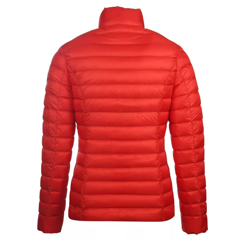 Jott – Donsjas Cha - Rood - Dames, effen rode donsjas, rugaanzicht, op witte achtergrond, zonder model