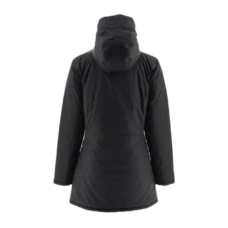 Anorak largo reversible con capucha Moscow - Negro - Mujer