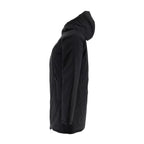 Anorak largo reversible con capucha Moscow - Negro - Mujer