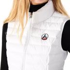 Seda Basic Sleeveless Down Jacket - White - Women