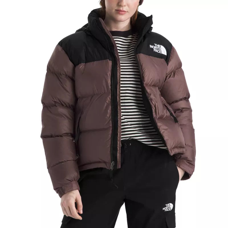 The North Face - Doudoune W 1996 Retro Nuptse - Bordeaux/Noir