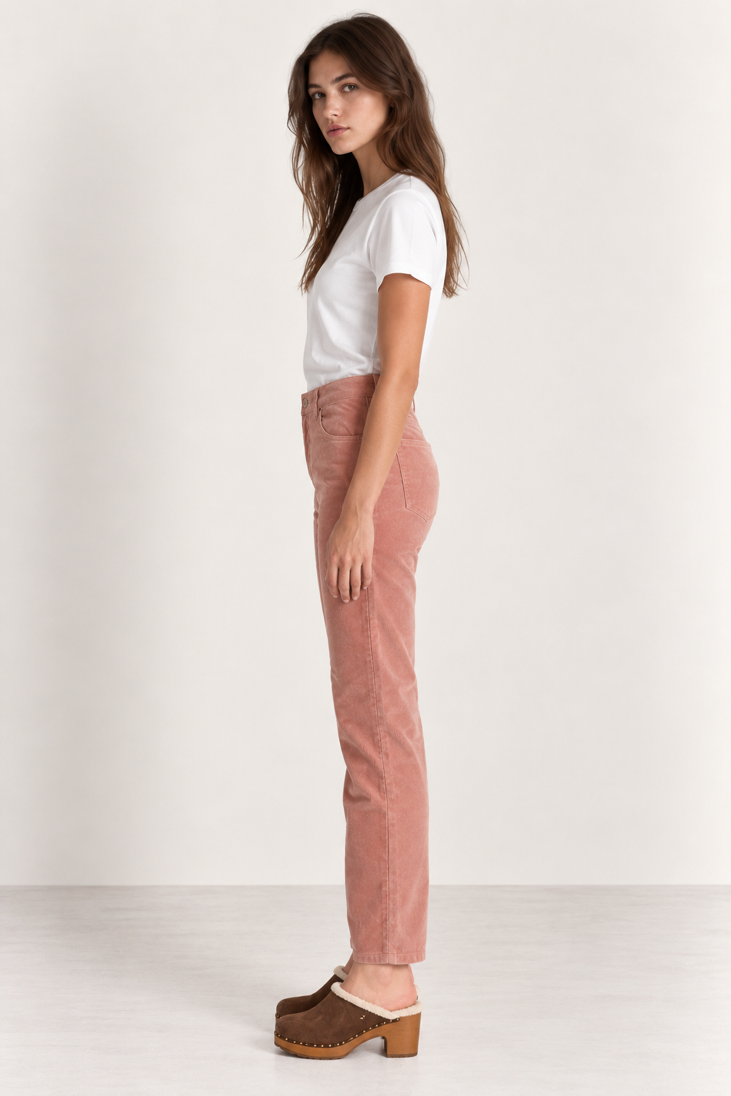 Pantalon Pompidou Tinycord - Blush