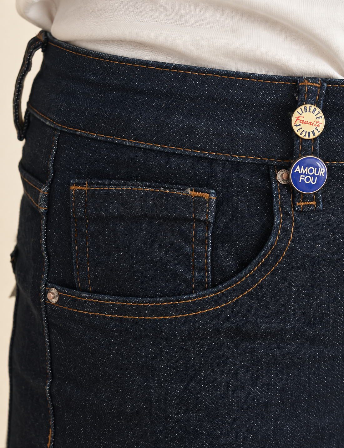 Jean Saint Germain Alabama - Blue - Rinse Wash