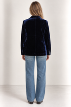 Veste Vernon Flatvelvet - Saphir