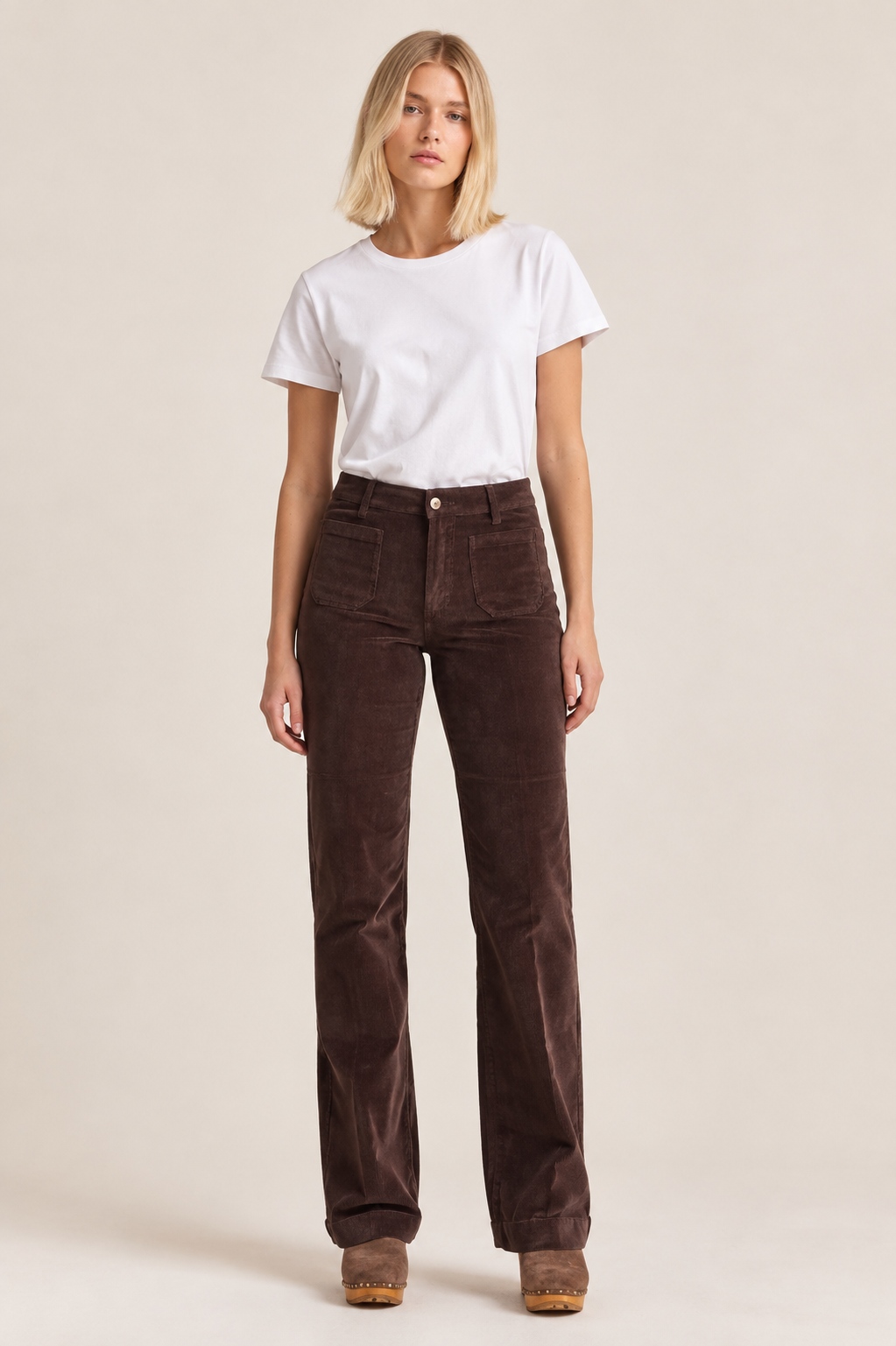 Pantalon Bastille Tinycord - Chocolat