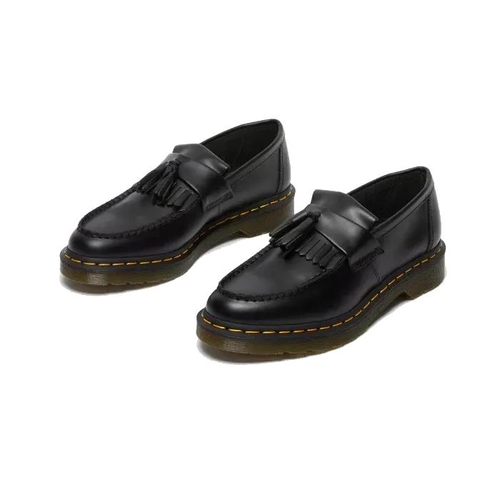 Dr. Martens - Adrian Smooth Leather Tassel Loafer Black - Noir