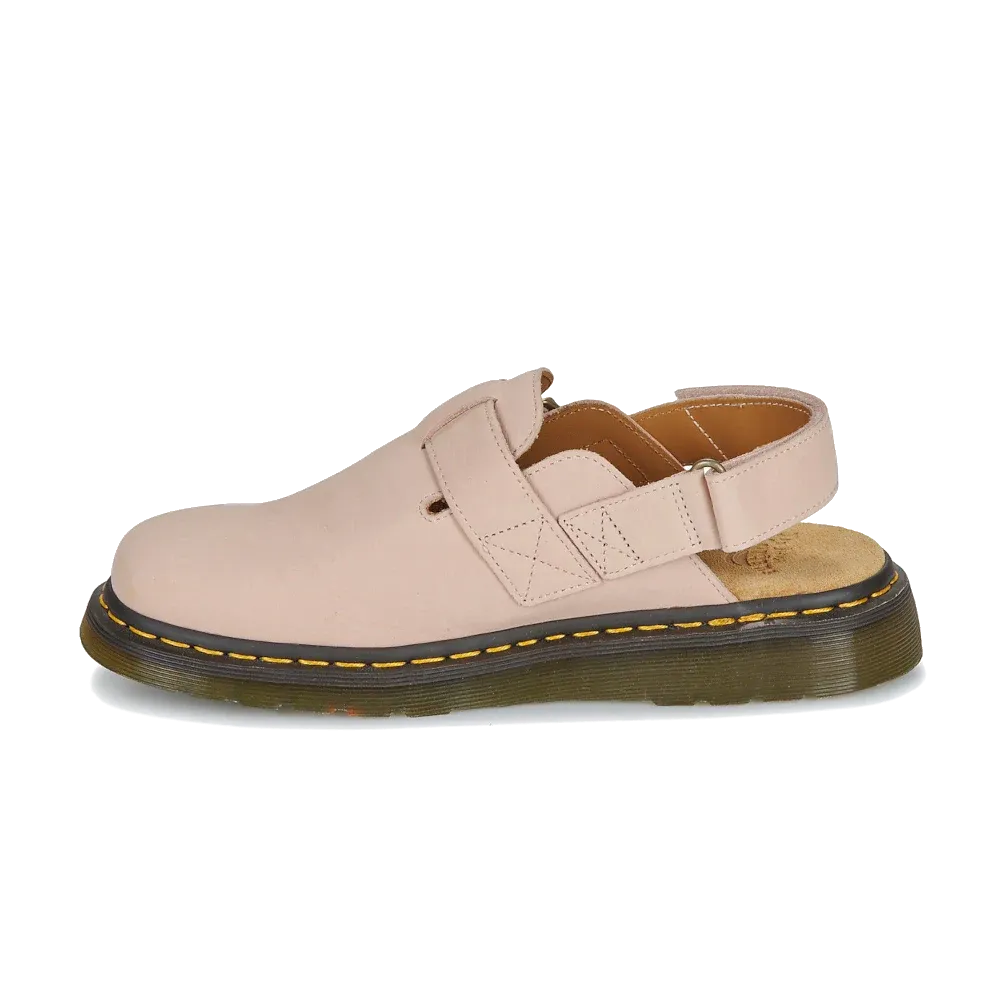 Dr. Martens - Chaussures Jorge Ii Mule Powder Pink Milled Nubuck - Rose