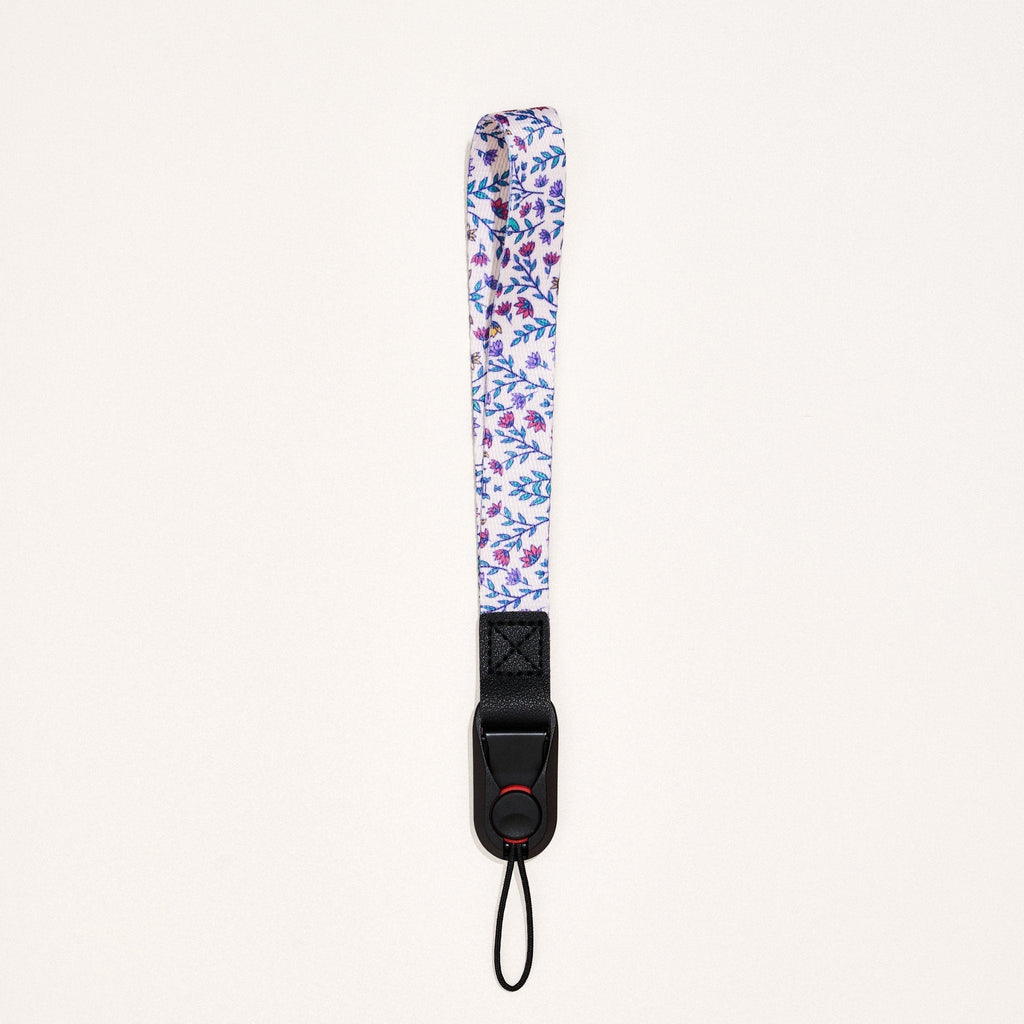 Camera wrist strap "Pastel Flora" - TIME LENS - TLD04 - 