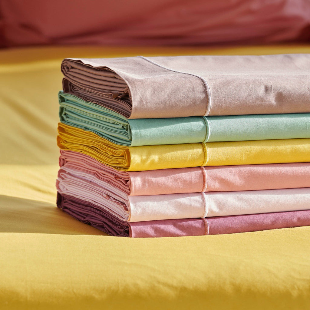 Uni Percale - Sábana Encimera - Percal de Algodón - Ciruela