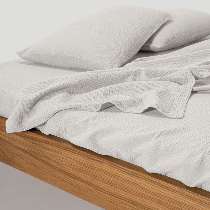 Flat Sheet - In Cotton Gauze 185G/M² - White