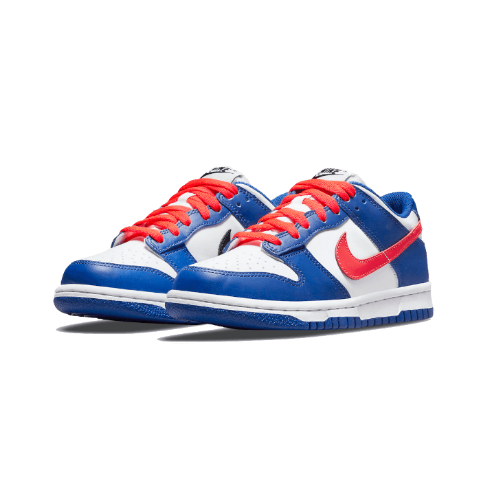Nike - Dunk Low White Royal Red - Bleu