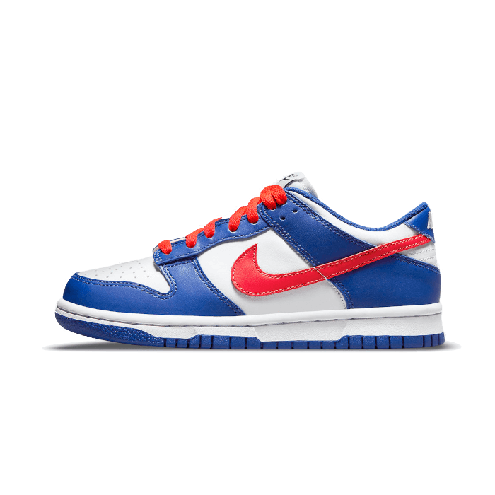 Nike - Dunk Low White Royal Red - Bleu