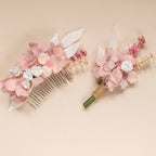 Boutonnière Fleurs En Papier Rose