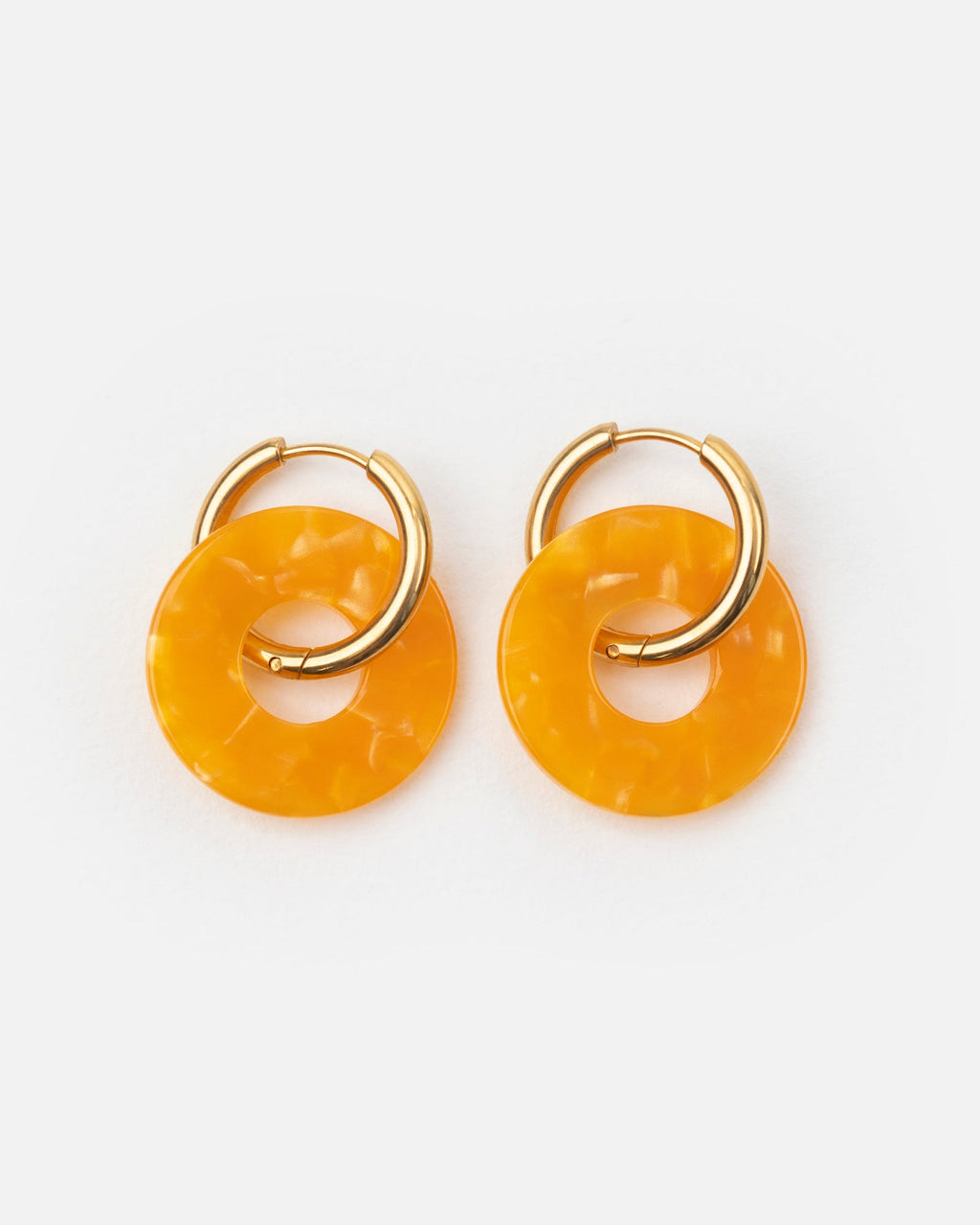 Boucles D'Oreilles Donuts - Abricot