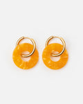 Boucles D'Oreilles Donuts - Abricot