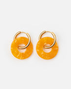 Boucles D'Oreilles Donuts - Abricot