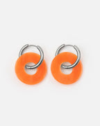Boucles D'Oreilles Donuts - Orange