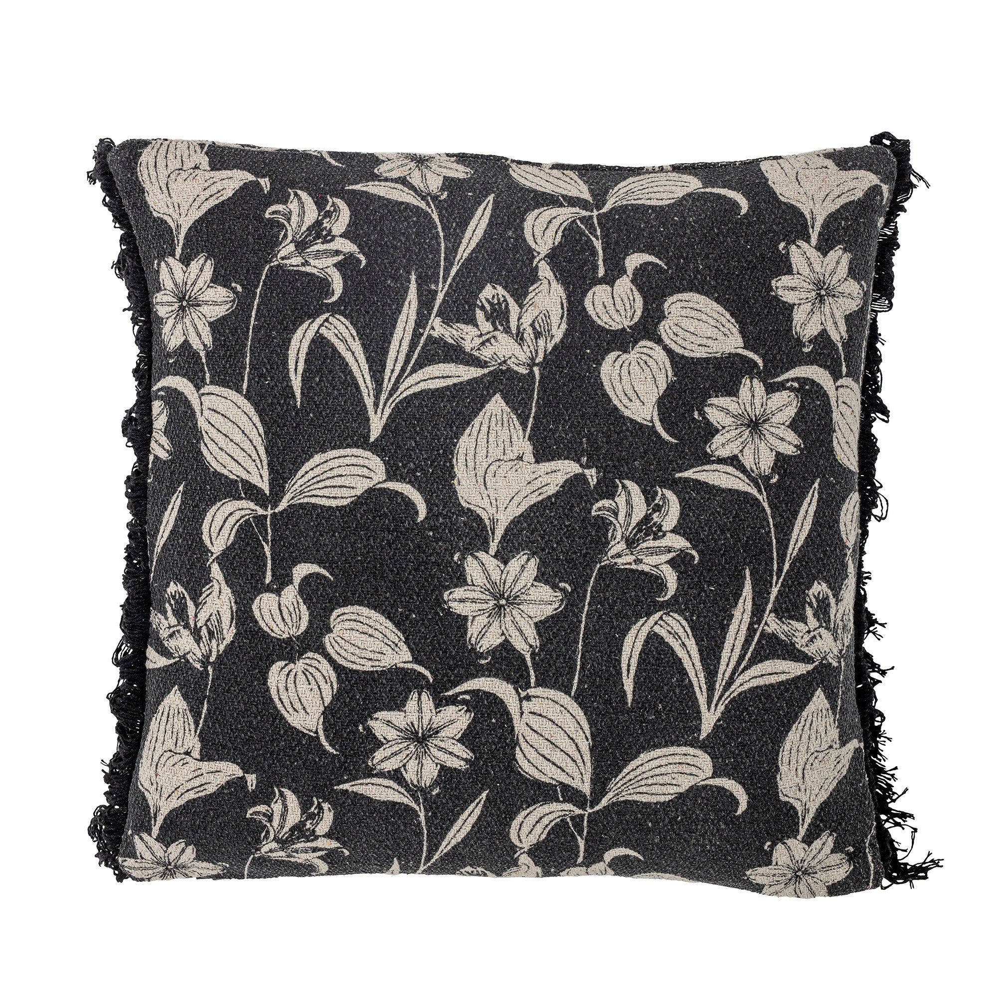 Mali - Lot de 2 Coussins - Noir - Coton Recyclé