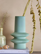 Isold - Lot de 4 Vases - Vert - Grès