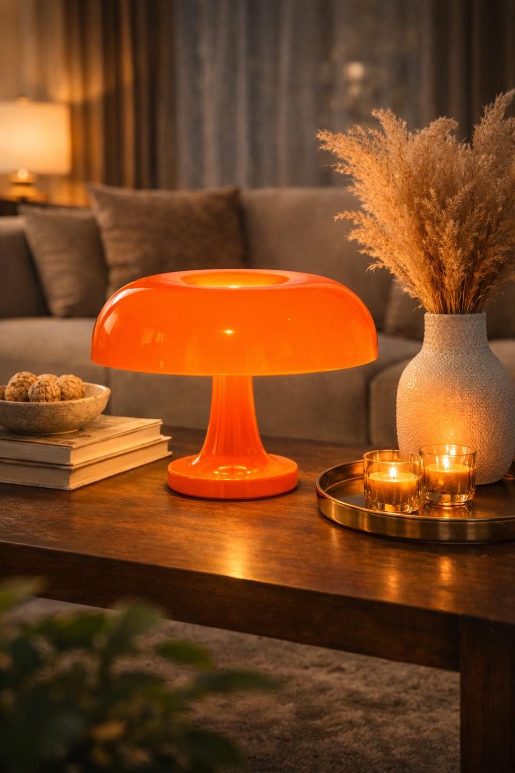 Lampe À Poser - Nessino - Orange