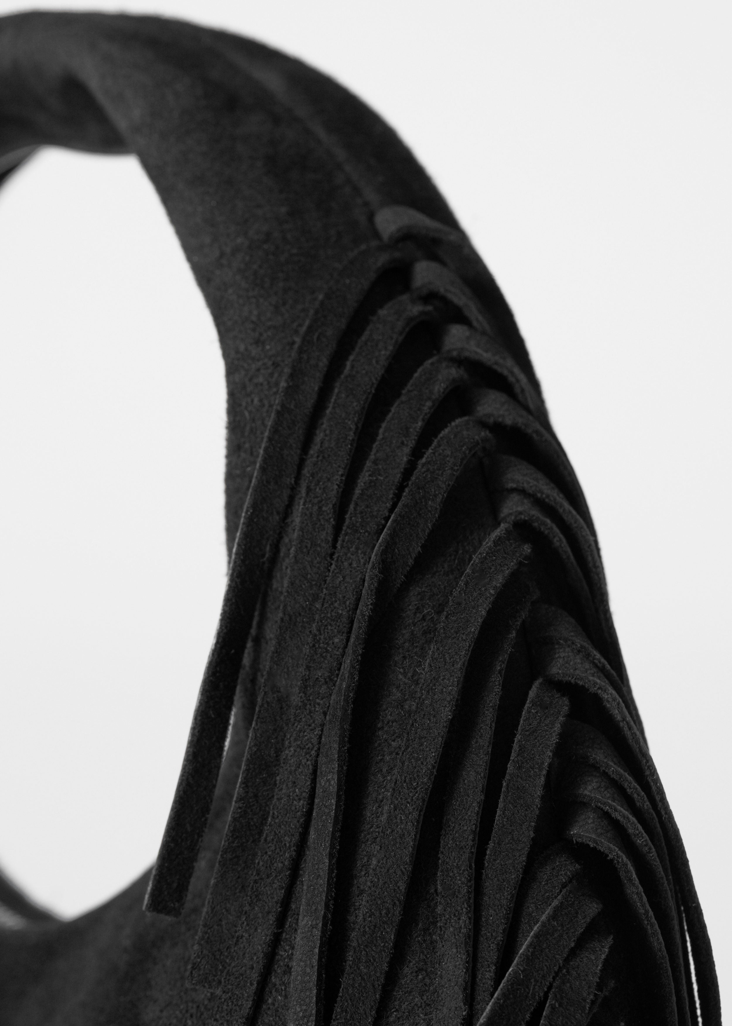 Sac S Petit Modèle Adelice À Franges - Noir