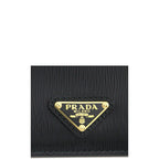 Prada - Porte-Carte Leather - Femme - Black