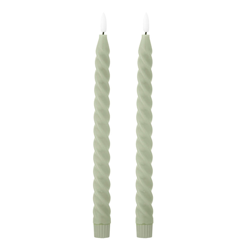 Ponza - Vela Led - Verde - Parafina