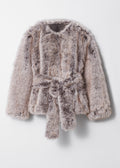 Veste St Malou En Fourrure - Beige