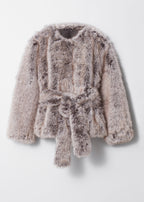 Veste St Malou En Fourrure - Beige