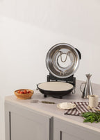 Pizza Maker - Horno Para Pizza Eléctrico Con Piedra Refractaria - Negro