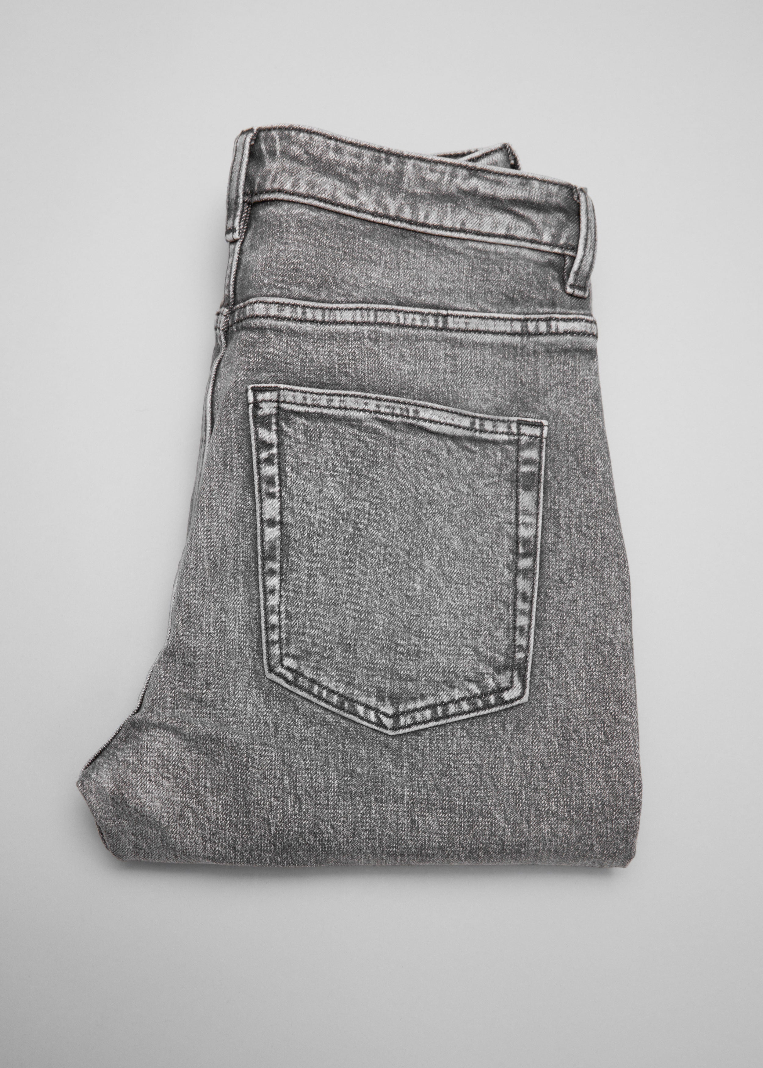 Vaqueros de corte slim S3(1) - Gris - Mujer