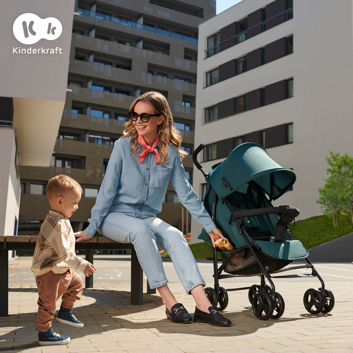 Grey Tik Pushchair