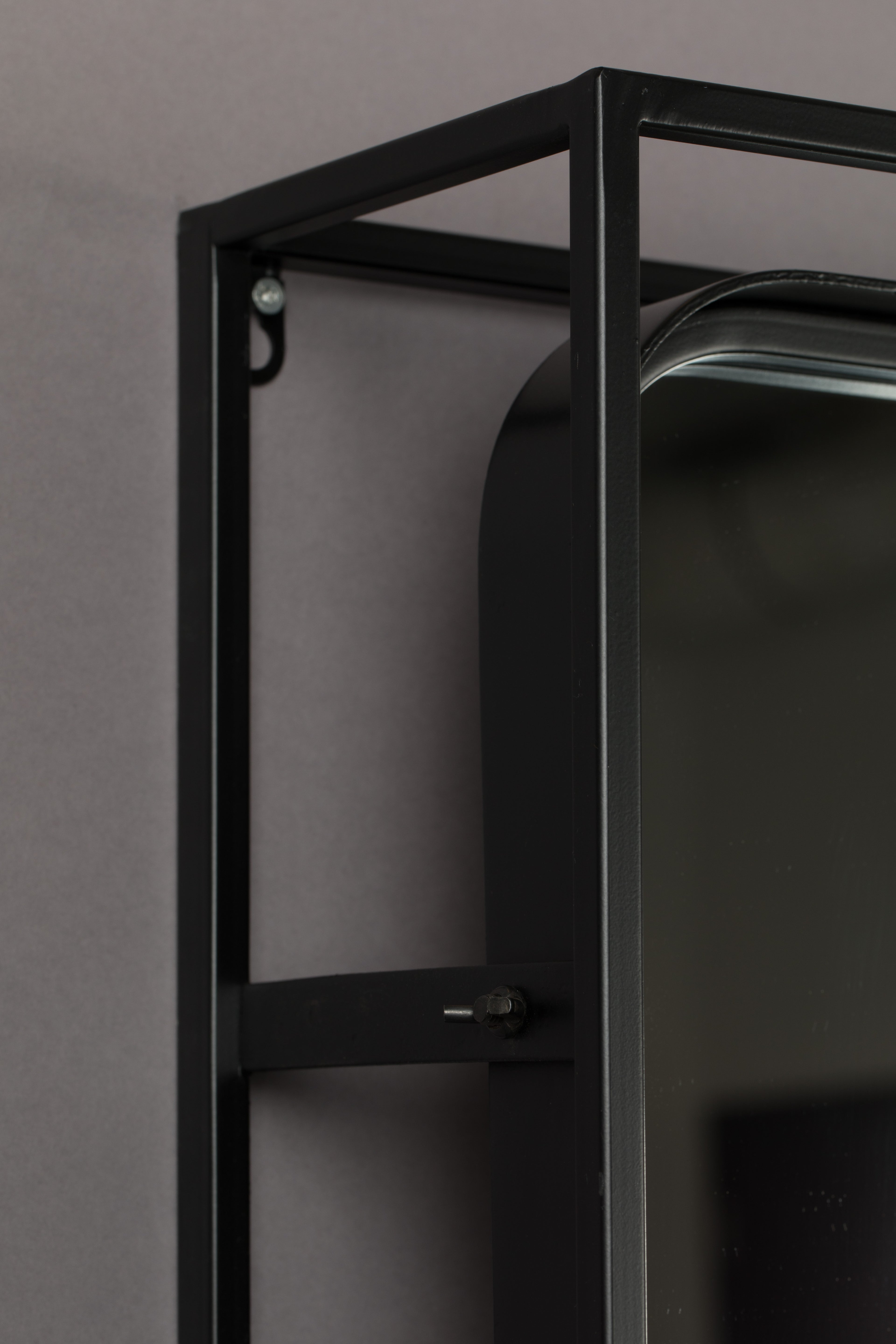 Langres M - Espejo - Hierro - Negro