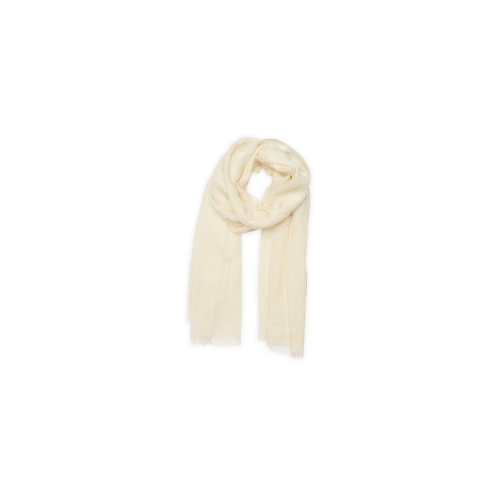 Bufanda Calafate 150X55Cm - Blanco - Voile 100% Cashmere - Mixto