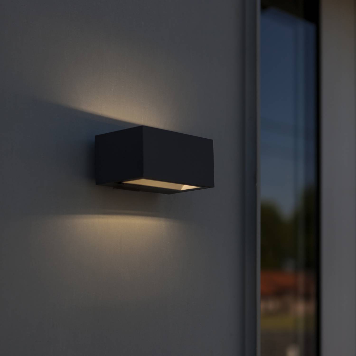Gemini - Aplique de Pared - Aluminio - Dark Grey