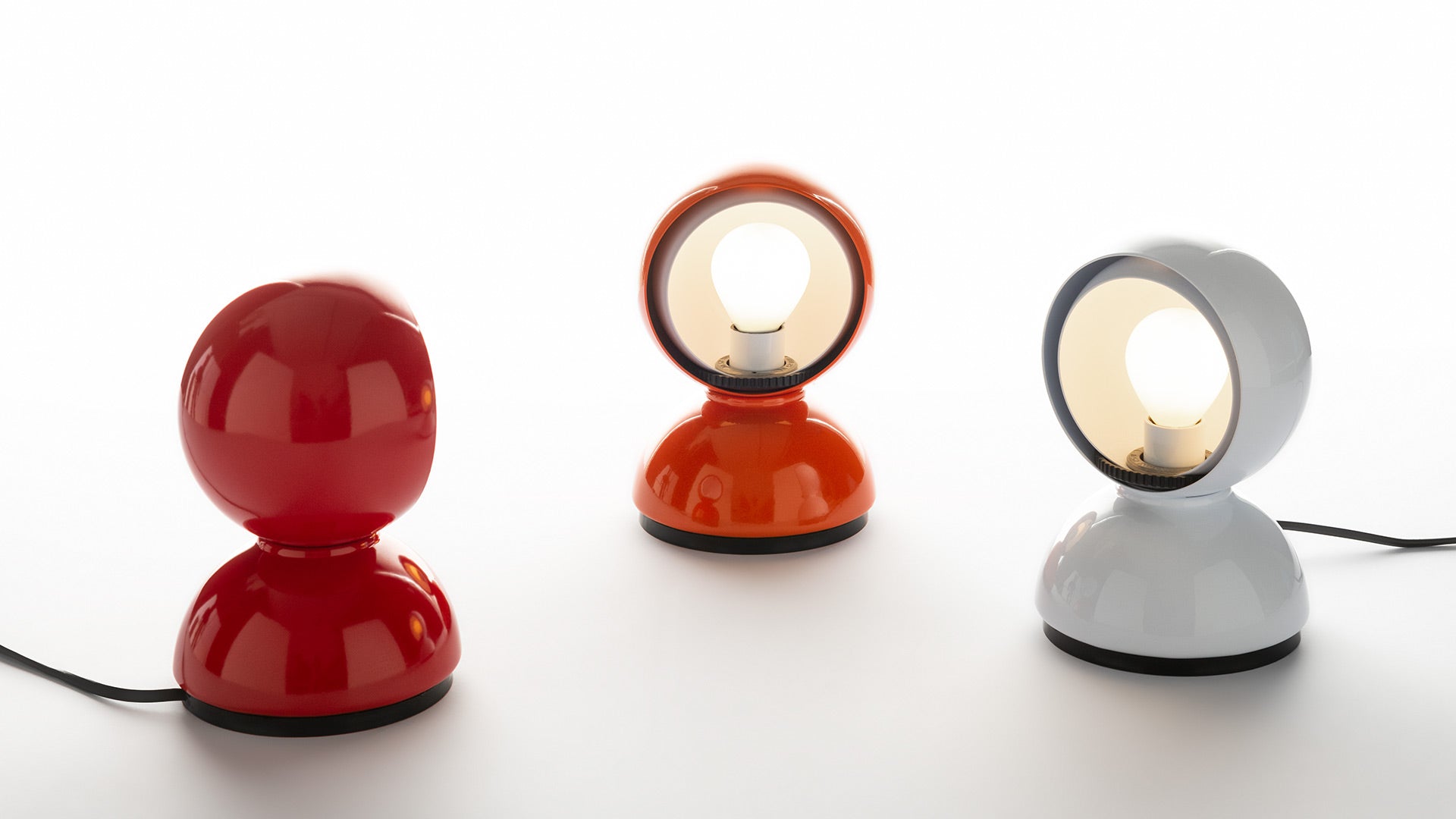 Lampe À Poser - Eclisse - Orange