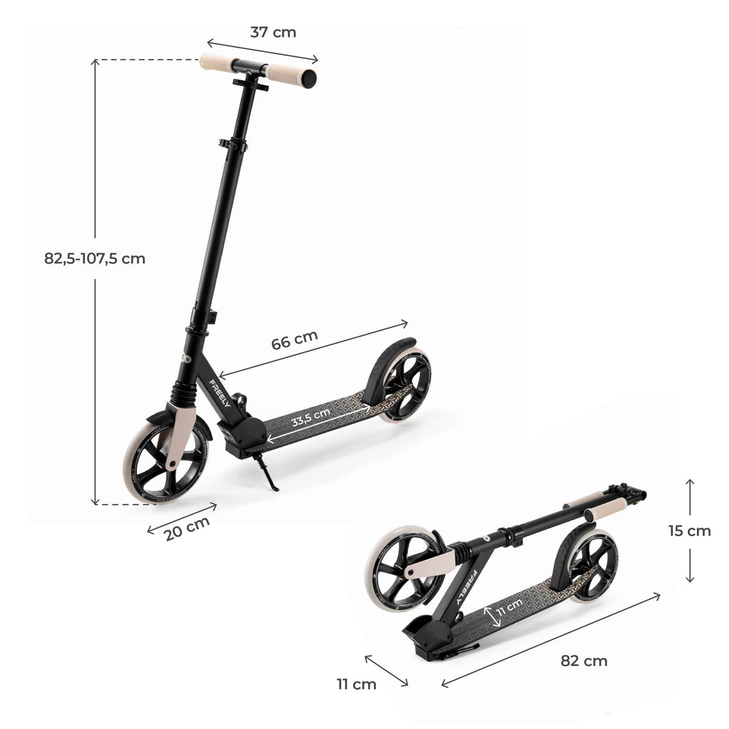 Freely Beige Folding Scooter