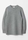 Jumper St Gretchen Double Faced Wool - Grey - Women