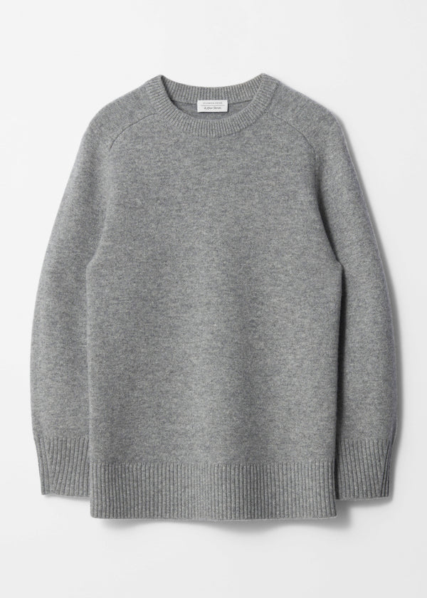 Pull St Gretchen En Laine Double Face - Gris
